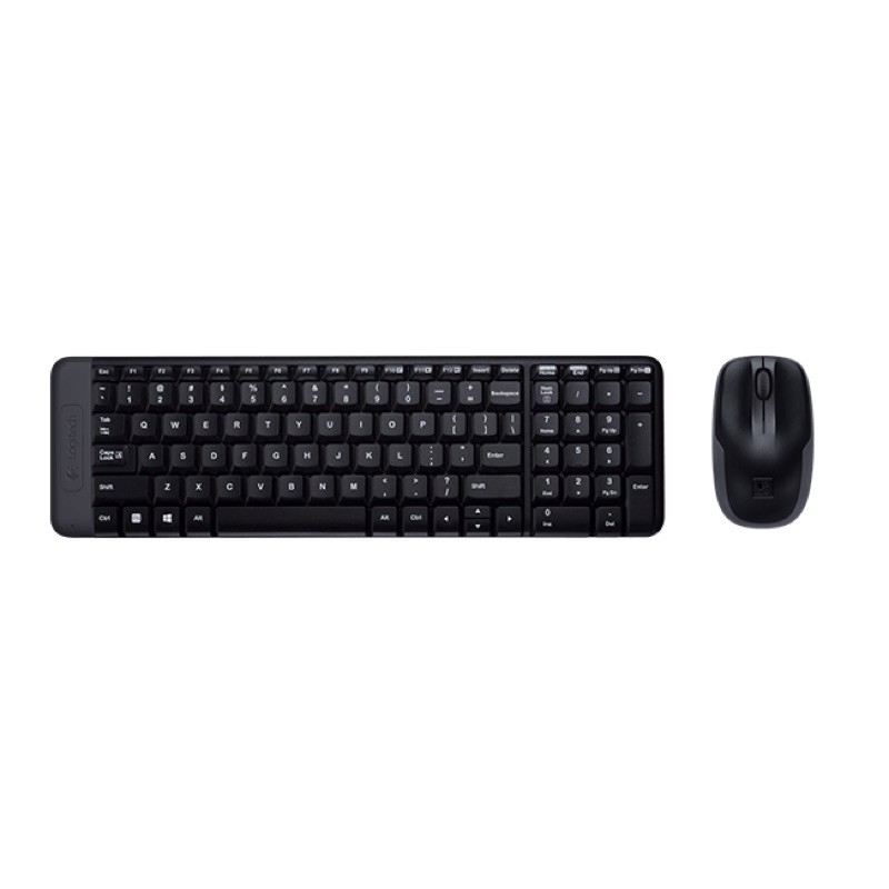 Bộ bàn phím và chuột không dây Logitech mk220