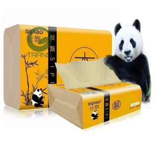 Set 2 Gói Giấy Ăn Gấu Trúc An Toàn Cho Gia Đình (Đảm bảo không chất tẩy trắng)