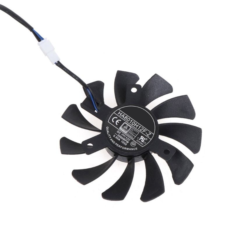 Quạt Tản Nhiệt Đồ Họa 75MM HA8010H12F-Z 2Pin VGA Cho MSI GeForce GTX1650