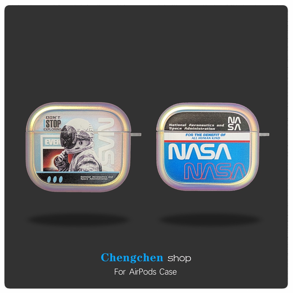 NASA Vỏ Bảo Vệ Hộp Sạc Tai Nghe AirPods3gen 2021 AirPods3 AirPodsPro Airpods2 Ốp