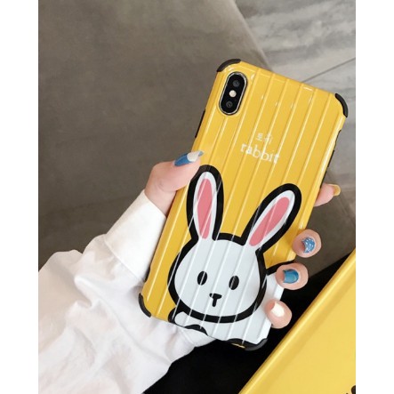[ iphone 6 đến xs max ] ốp vali silicon mềm thỏ rabbit