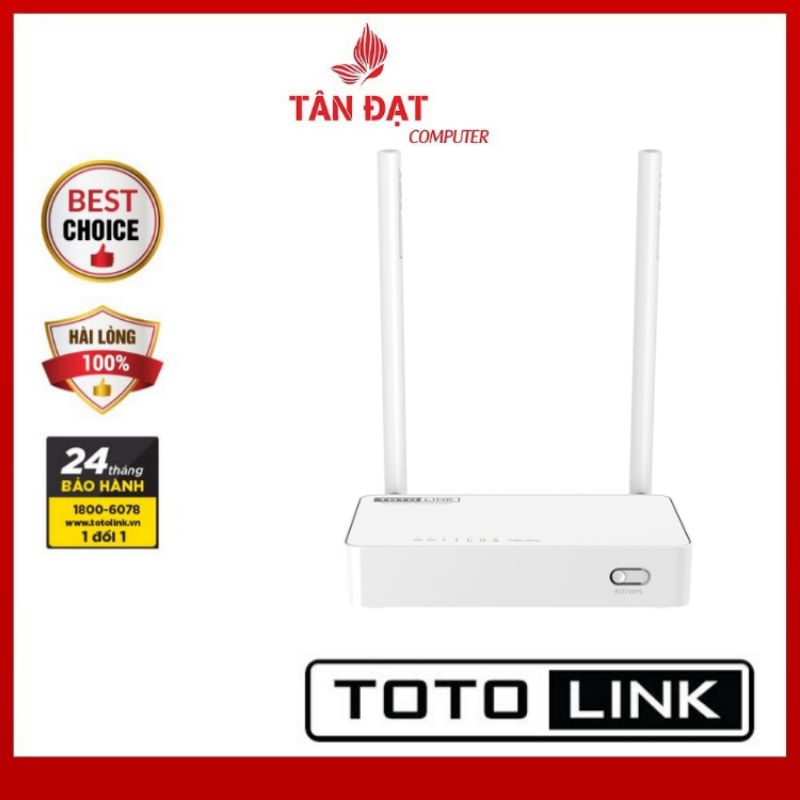 Bộ Phát Wifi TOTOLINK N350RT Chuẩn N 300Mbps - Chính Hãng -Mới - Full box nguyên siu