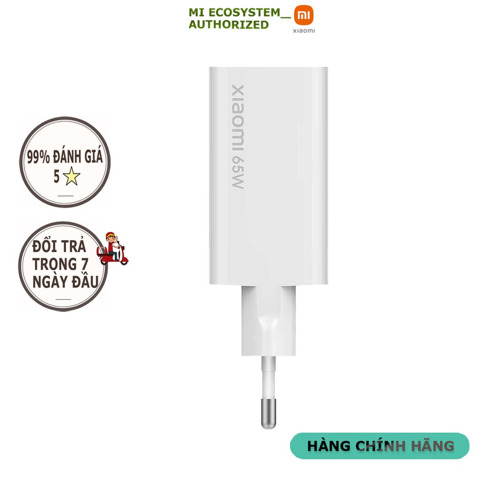 [Bản Quốc Tế] Bộ Sạc GaN TypeC 65W AD65G EU XIAOMI