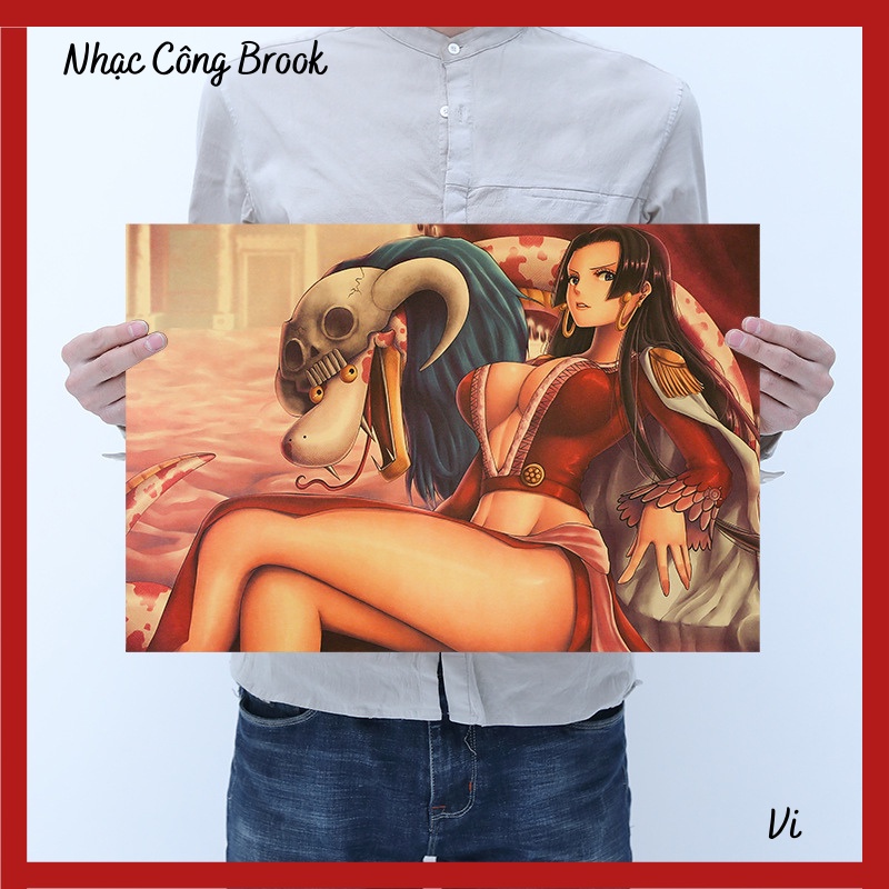 (52x36cm) Poster Onepiece - Poster Anime Kích Thước Lớn Giấy Draft Nguyên Thủy Dùng Trang Trí Phòng SIêu Ngầu