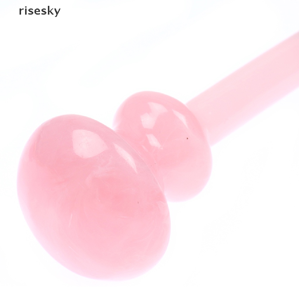 Bộ Dụng Cụ Lăn Massage Bằng Ngọc Bích Tự Nhiên + Bảng Guasha Board Cạo Bằng Đá SPA ♨Trên đó