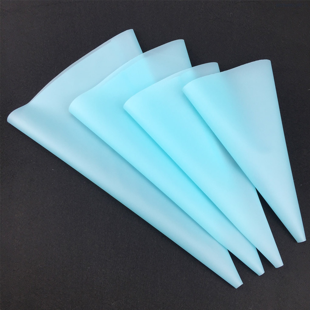 Set 4 túi bắt bông kem 4 kích cỡ bằng eva có thể tái sử dụng cho trang trí bánh cupcake/ bánh quy/ bánh kem trong nhà