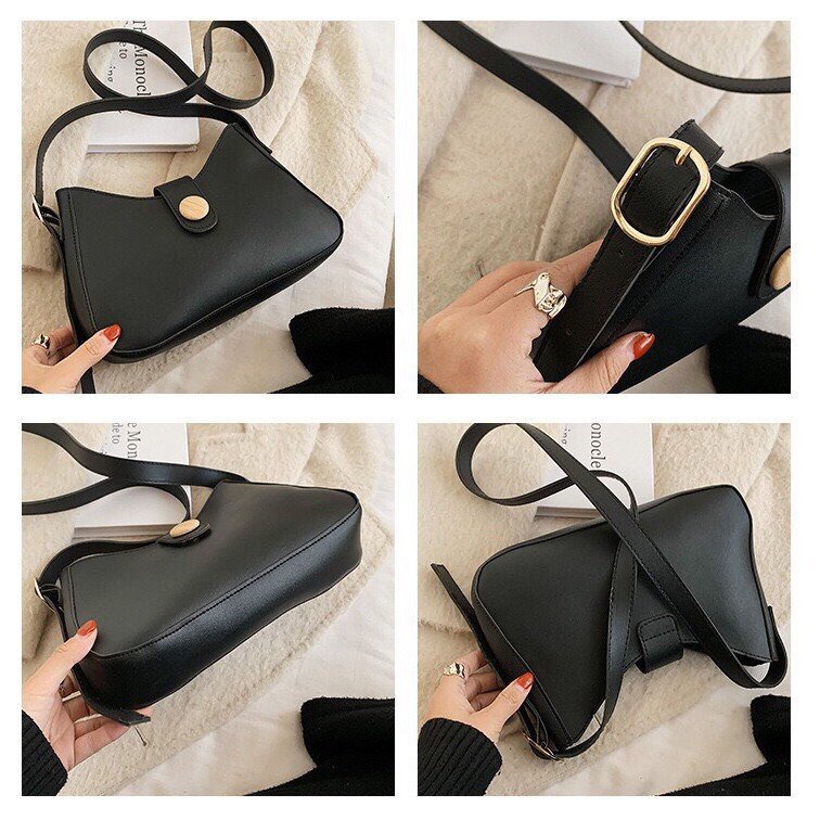 Túi Xách NữTặng QuàTúi Nữ kẹp nách Da PU cao cấp thiết kế theo phong cách thanh lịch sang trọng MÃ 7938