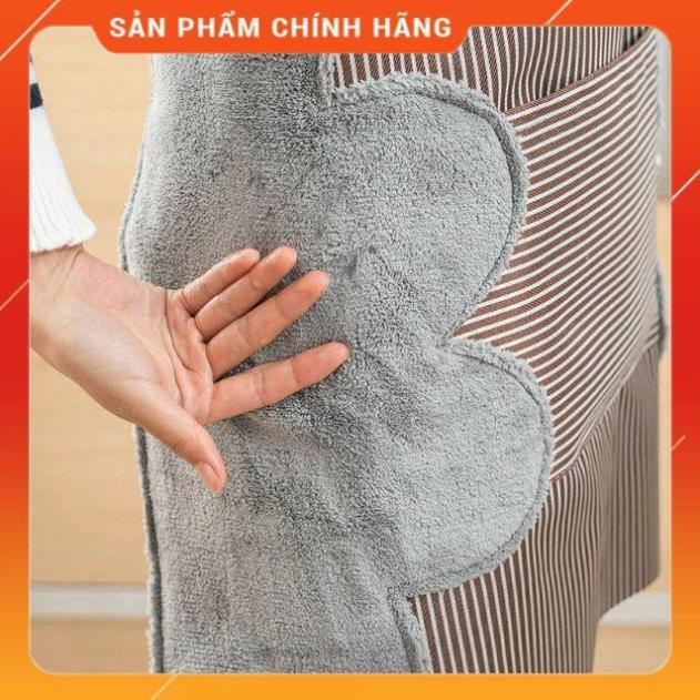 Tạp Dề Xinh Xắn Chống Thấm Có Túi Đựng Điện Thoại Tiện Ích