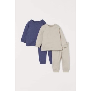 Set 2b thun cho bé trai sz 9/12m