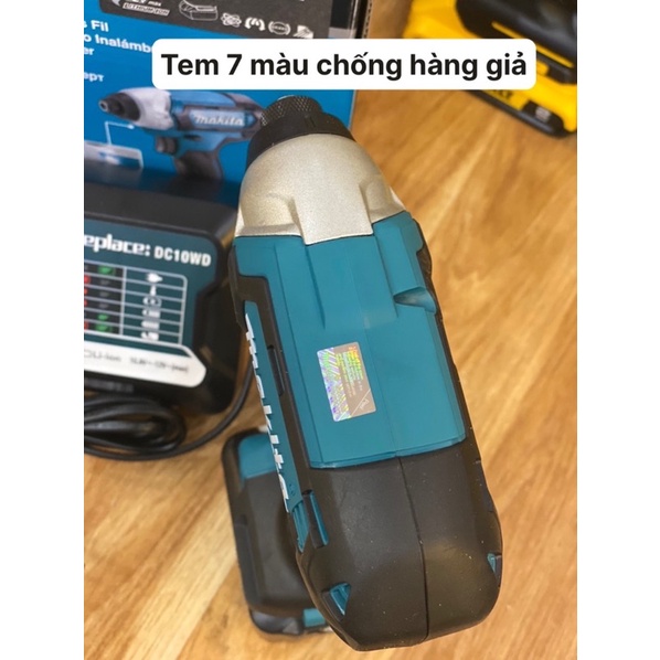 Máy bắn vít Makita 12V TD110 full bộ.