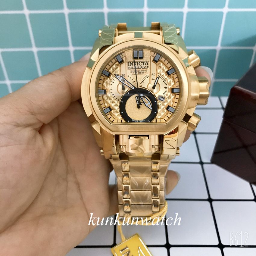 Đồng Hồ Nam Invicta Chronograph Kích Thước Siêu To 55mm