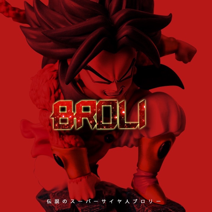 MÔ HÌNH DRAGON BALL - Mô Hình Super Saiyan 4 Broly 14cm