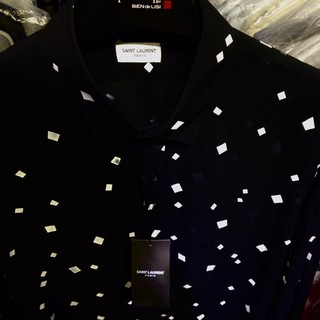 SLP - ÁO SƠ MI NAM NỮ TAY DÀI VISCOSE SLP, MẪU Ô VUÔNG ĐEN TRẮNG, MỀM MẠI, ĐỦ TAGS, MENSWEAR WOMENSWEAR SHIRT