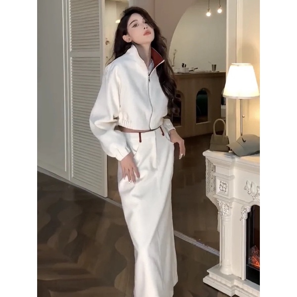 Set áo váy phong cách thể thao