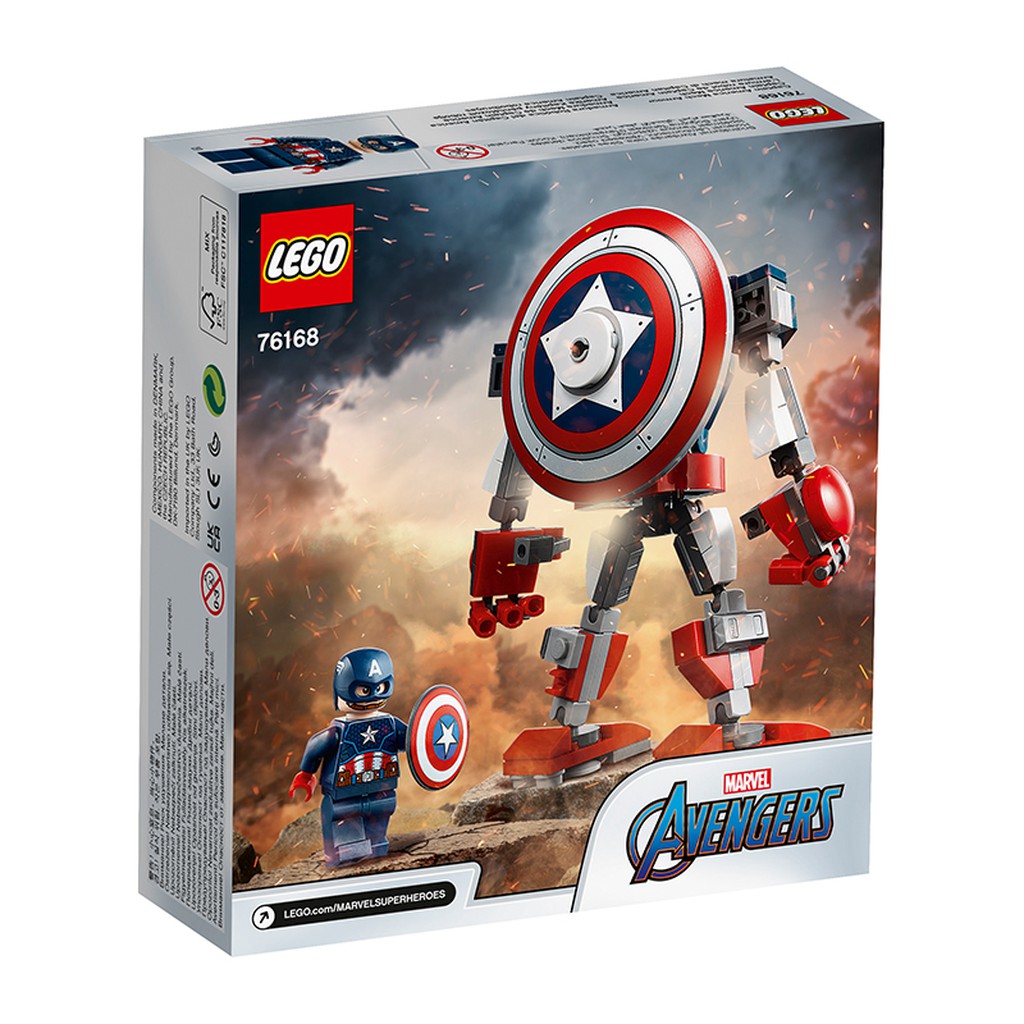 LEGO Super Heroes Chiến Giáp Captain America 76168