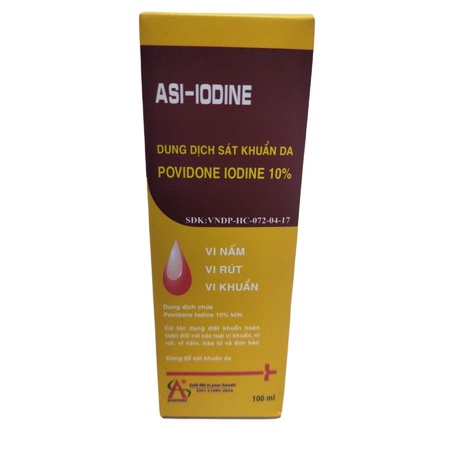 POVIDONE 10% SÁT KHUẨN - ASI IODINE