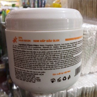Hấp dầu QL8X sữa bò Collagen và Keratin 600ml