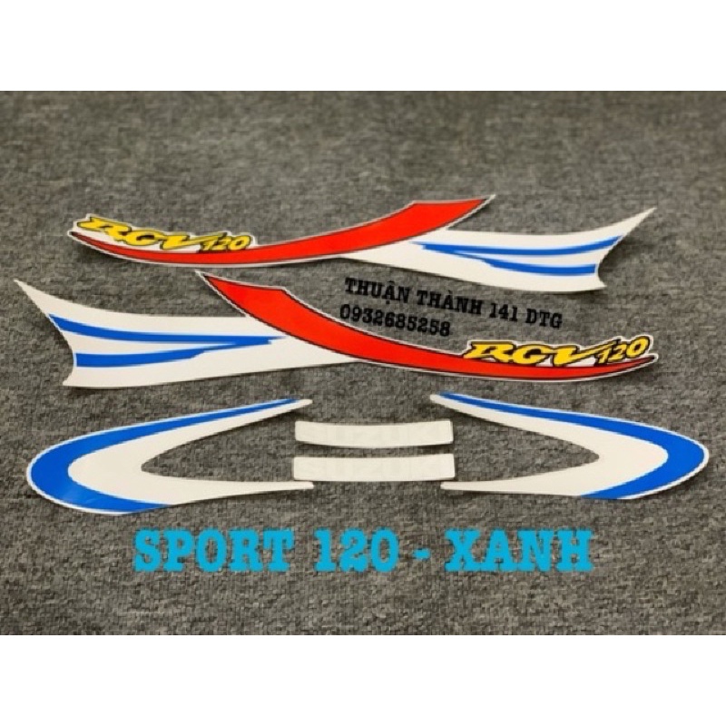 Tem sport 120 - Xipo - RGV120 ( đủ màu )