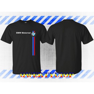 Áo thun nam in chữ và logo BMW motorrad thời trang
