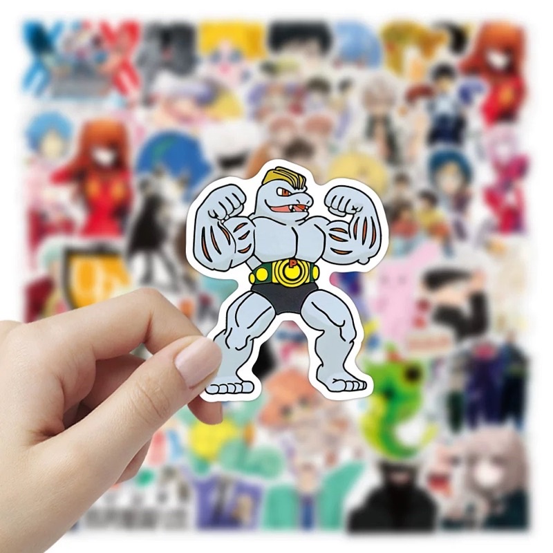Set 10 sticker Anime chống nước