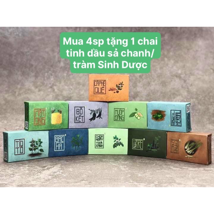 Soap Xà phòng (bông) & Tinh dầu của HTX Sinh Dược - Sản phẩm thảo mộc Handmade