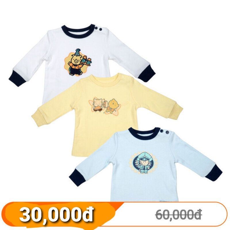 Áo dài tay bé trai Lullaby NH-0613