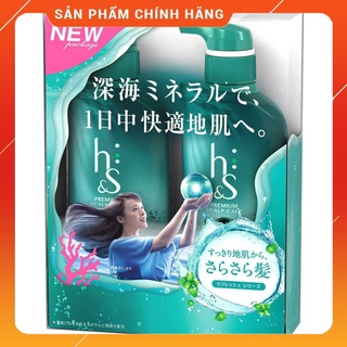 BỘ DẦU GỘI VÀ XẢ HS XANH NGỌC TINH CHẤT BẠC HÀ - NỘI ĐỊA NHẬT BẢN