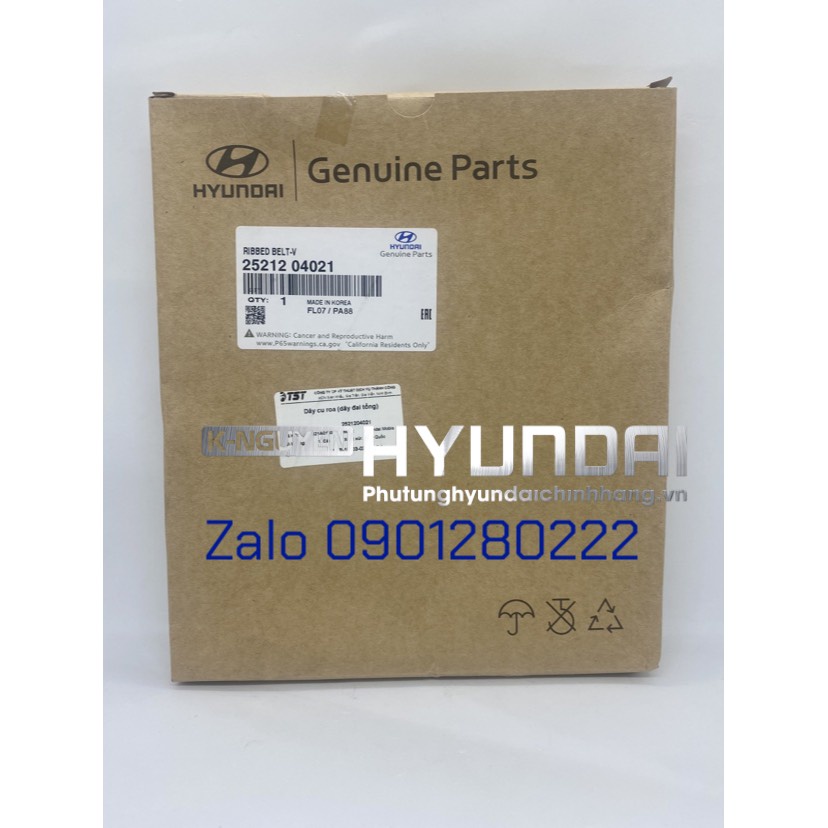 Dây curoa tổng, dây đai tổng xe Hyundai Grand I10  số sàn, số tự động