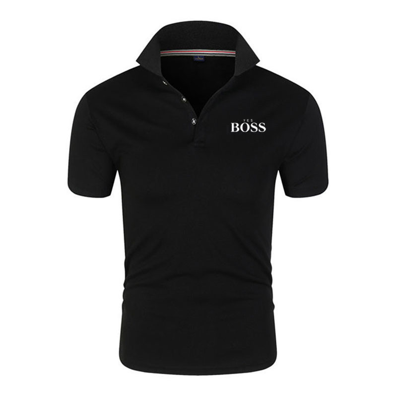 Hugo Boss áo polo Tay Ngắn Chất Lượng Cao Cho Nam