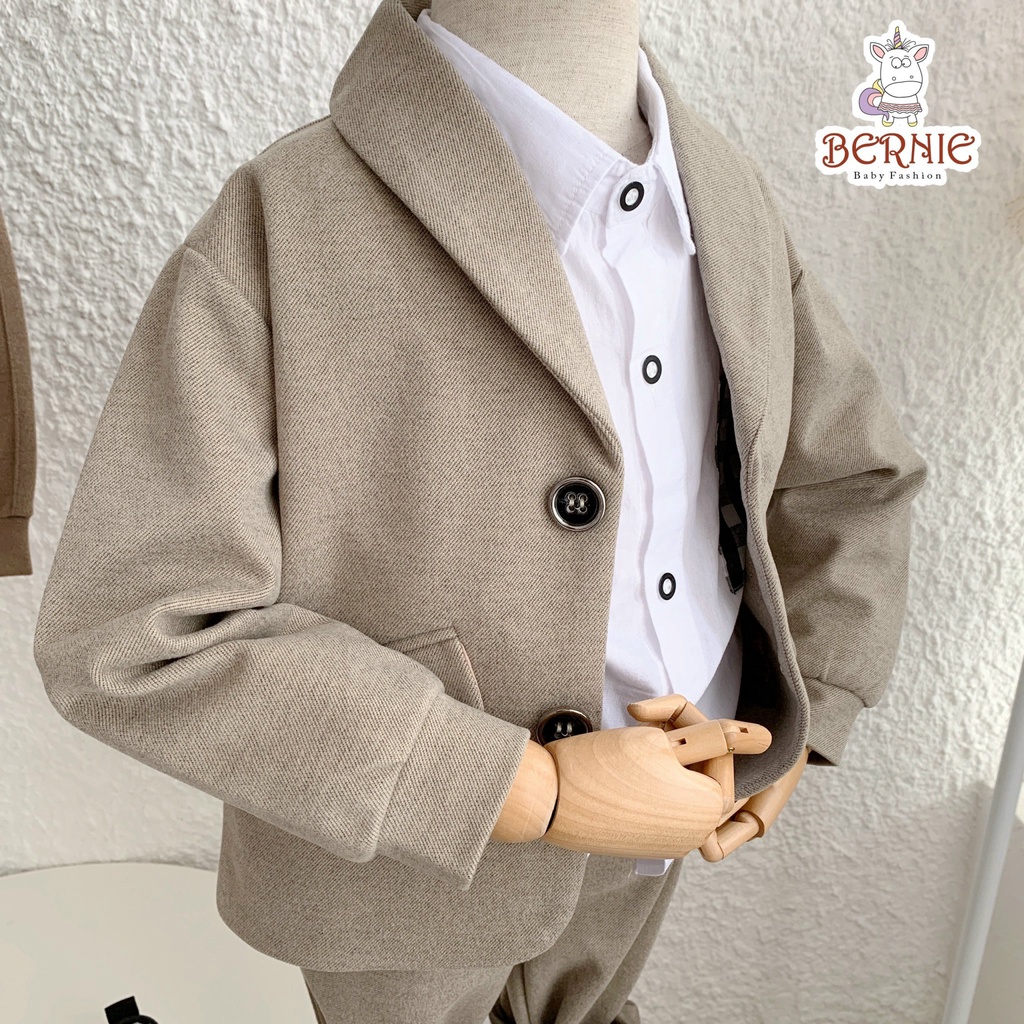 Set vest dạ cho bé trai  10-22kg