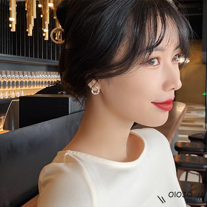 (OLOJO.vn) Bông Tai Kim Cương Cho Bé Gái