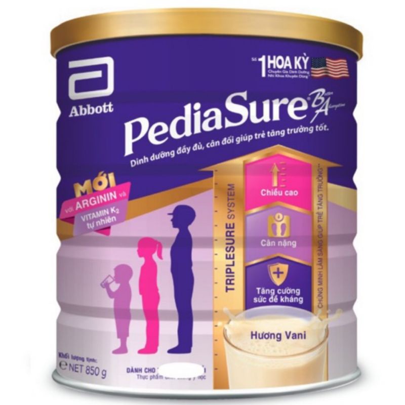 Sữa Pediasure hương vani 850g