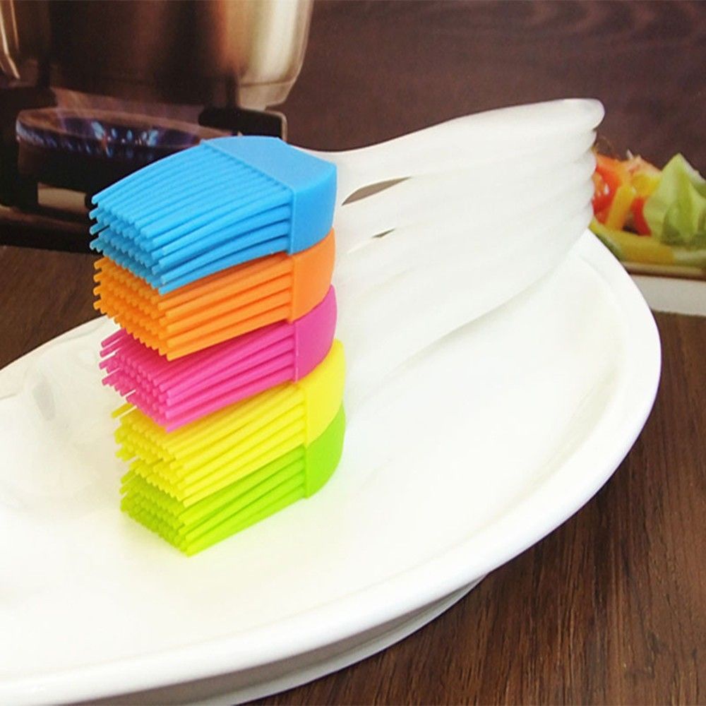 Vỏ Bọc Cọ Phết Dầu Làm Bánh / Bbq Bằng Silicon Có Thể Tháo Rời