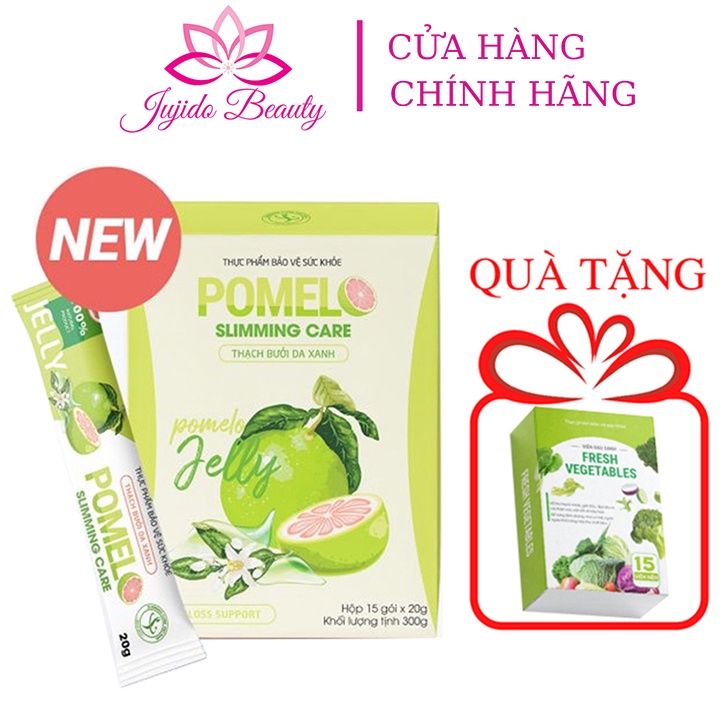 Thạch Bưởi Da Xanh Pomel, Thạch Bưởi Giảm Cân Slimming Care Pomelo Jelly Giảm Mỡ Thừa Cấp Tốc Giữ Dáng Đẹp Da Hộp 15 Gói