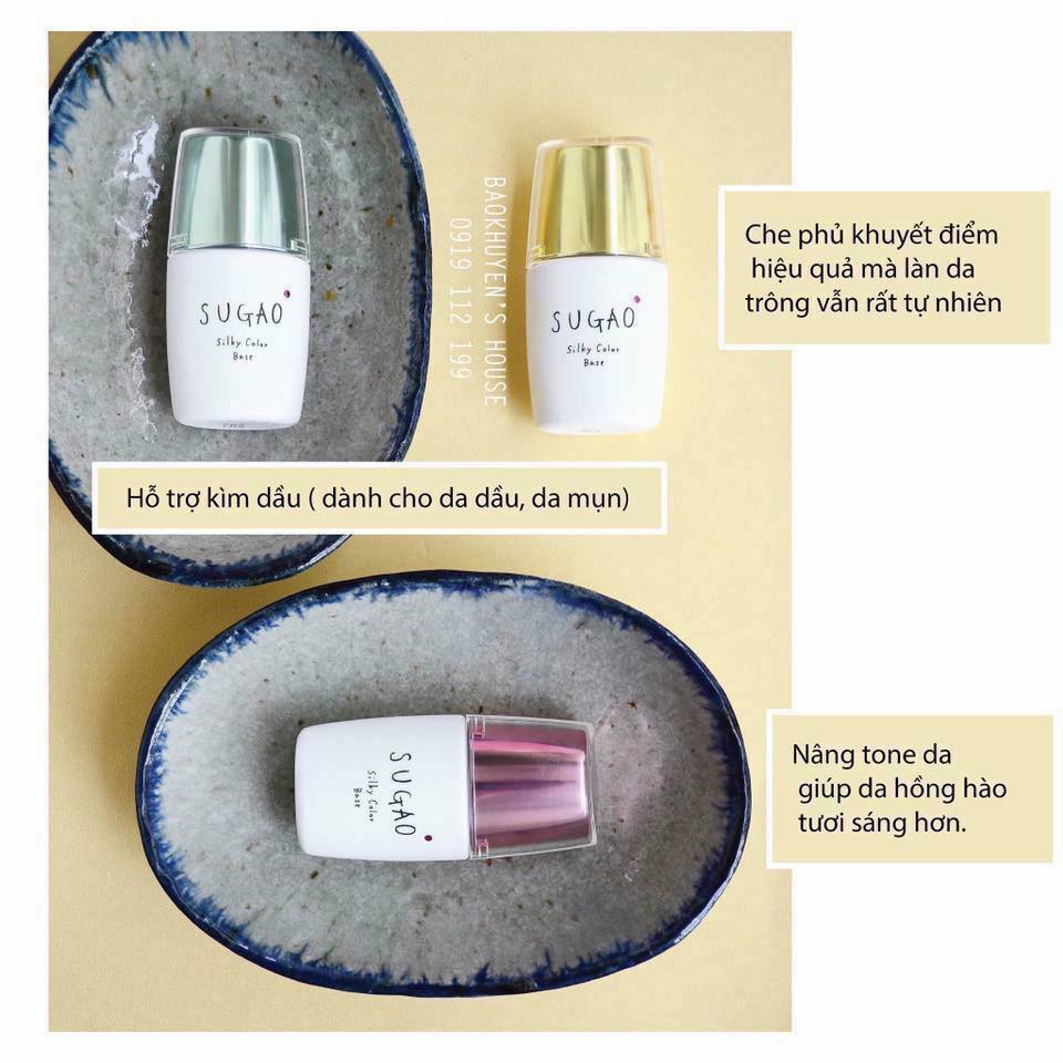 Kem Lót Sugao Silky Color Base SPF20 20ml | BigBuy360 - bigbuy360.vn