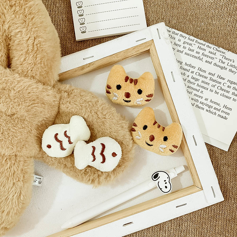 Trâm Cài Áo Hình Hoạt Hình Bằng Lông Xinh Xắn Cho Bé Gái