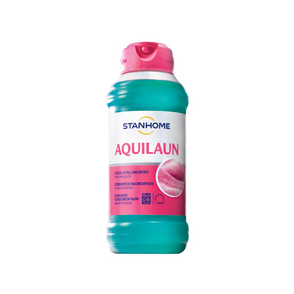 Nước giặt đậm đặc cho đồ len, lụa trắng và sáng màu Stanhome aquilaun super concentre 750ml