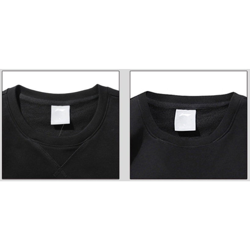 Áo len nam dài tay có lớp nhung thương hiệu Lining