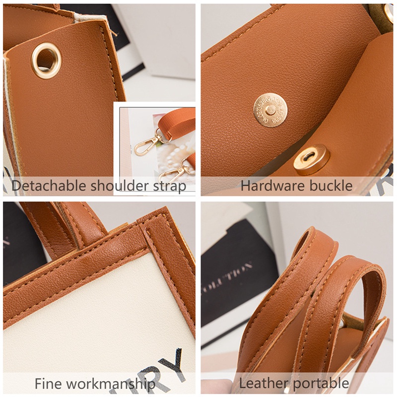 Túi xách canvas mini phong cách vintage nữ tính