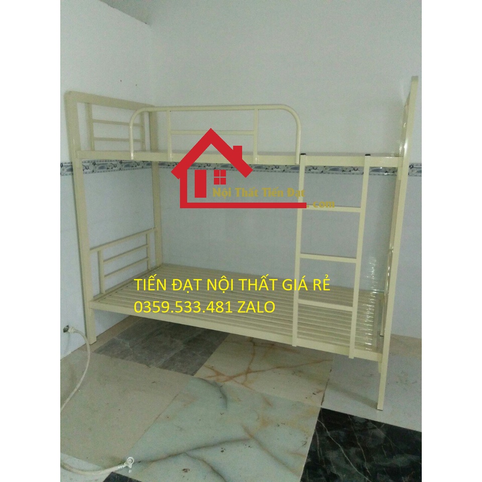 Giường sắt tầng HỘP 4-8 kích thước 80cm,1M,1M2,1M4,1M6 x 2M SIÊU BỀN hàng chất lượng cao NEW 100% giá xưởng