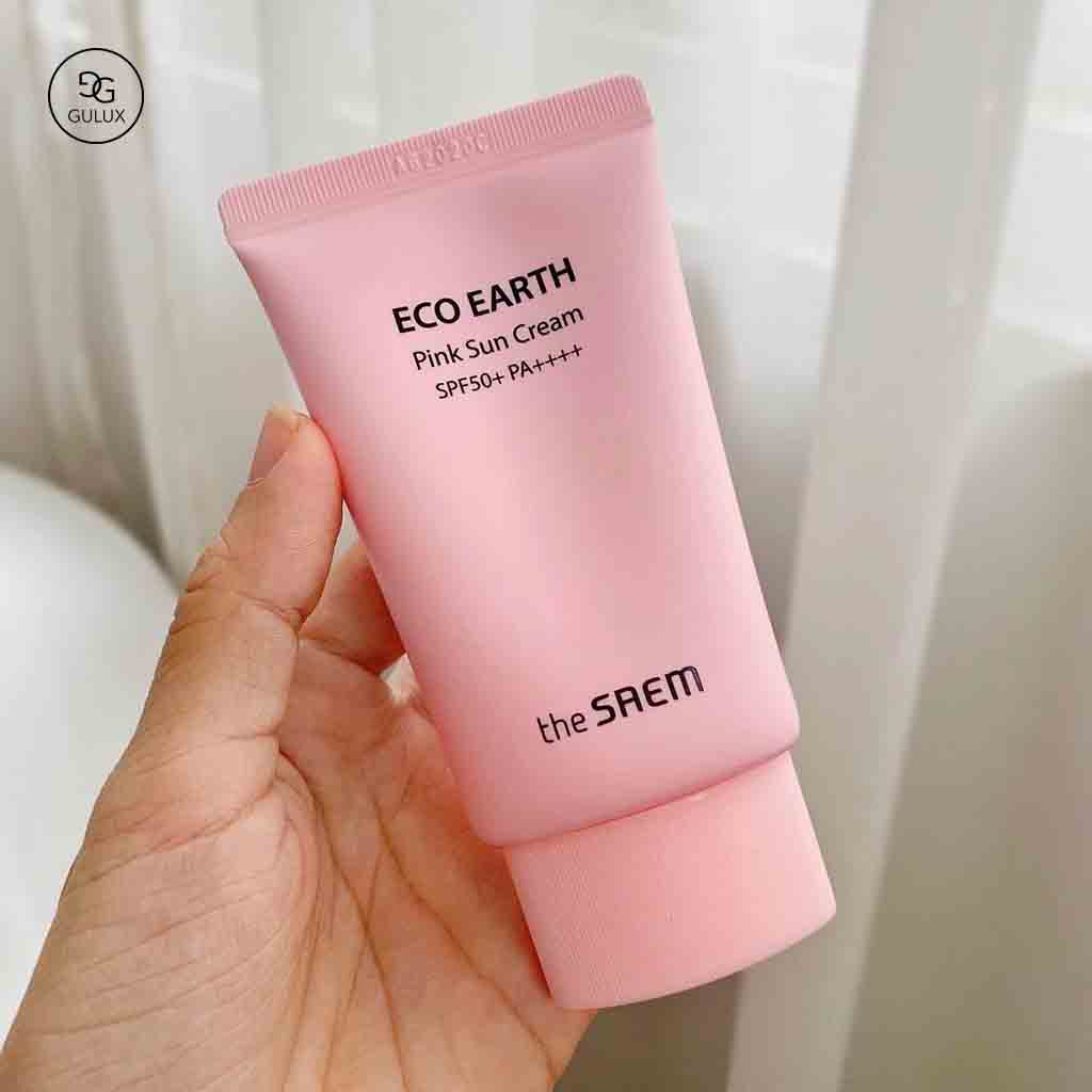 Kem chống nắng the saem eco Eco Earth Power 2IN1, Kem chống nắng nâng tone cho mọi loại da