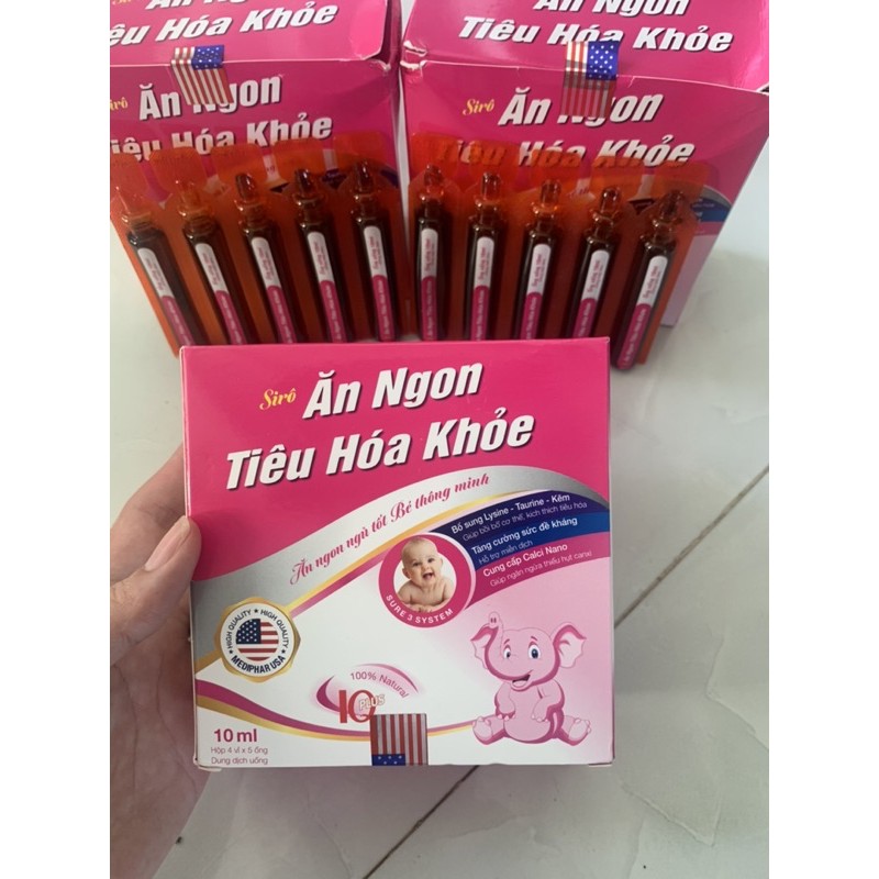 [Hộp 20 ống] Siro ăn ngon tiêu hóa khỏe, giúp bé ăn ngon | Thế Giới Skin Care