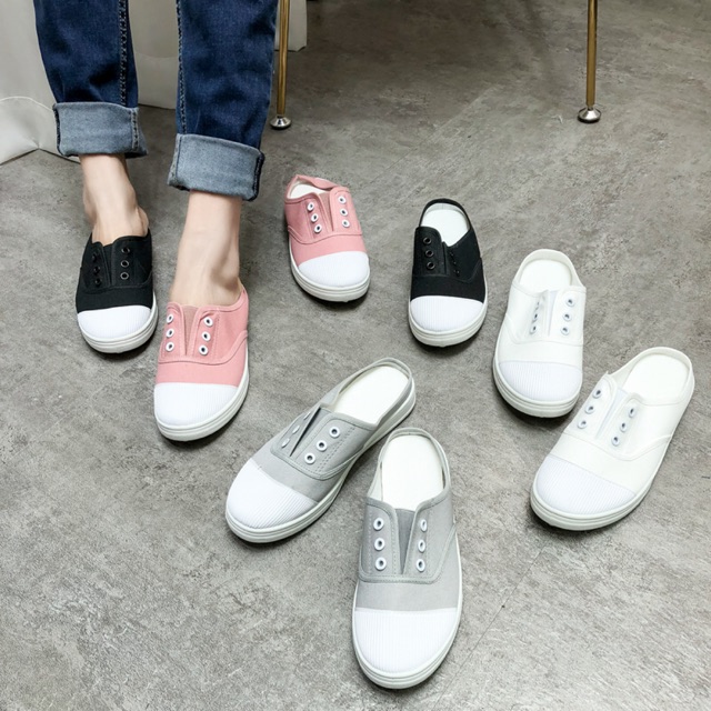 Giầy không dây giấu gót