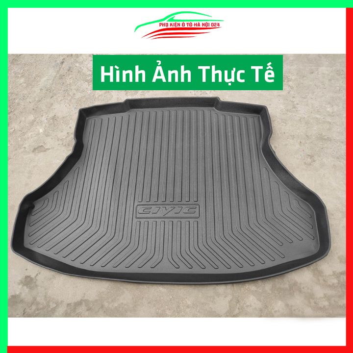 Thảm nhựa lót cốp Civic 2008-2013 nhựa dẻo dày dặn đàn hồi tốt