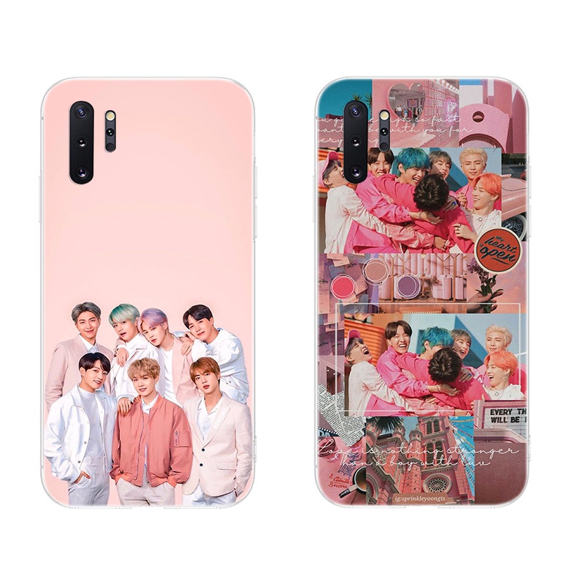 Ốp Điện Thoại Mềm Trong Suốt Hình BTS Cho OPPO A12 A12E A1K A37 NEO 9 A39 A57 A3s A5 A9 A52 A72 A92 A53 A32 2020 YN28