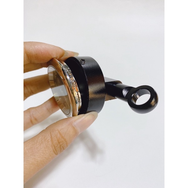 Đồng hồ lớn 4.5cm gắn chân kính xe máy tặng kèm ốc cùng màu