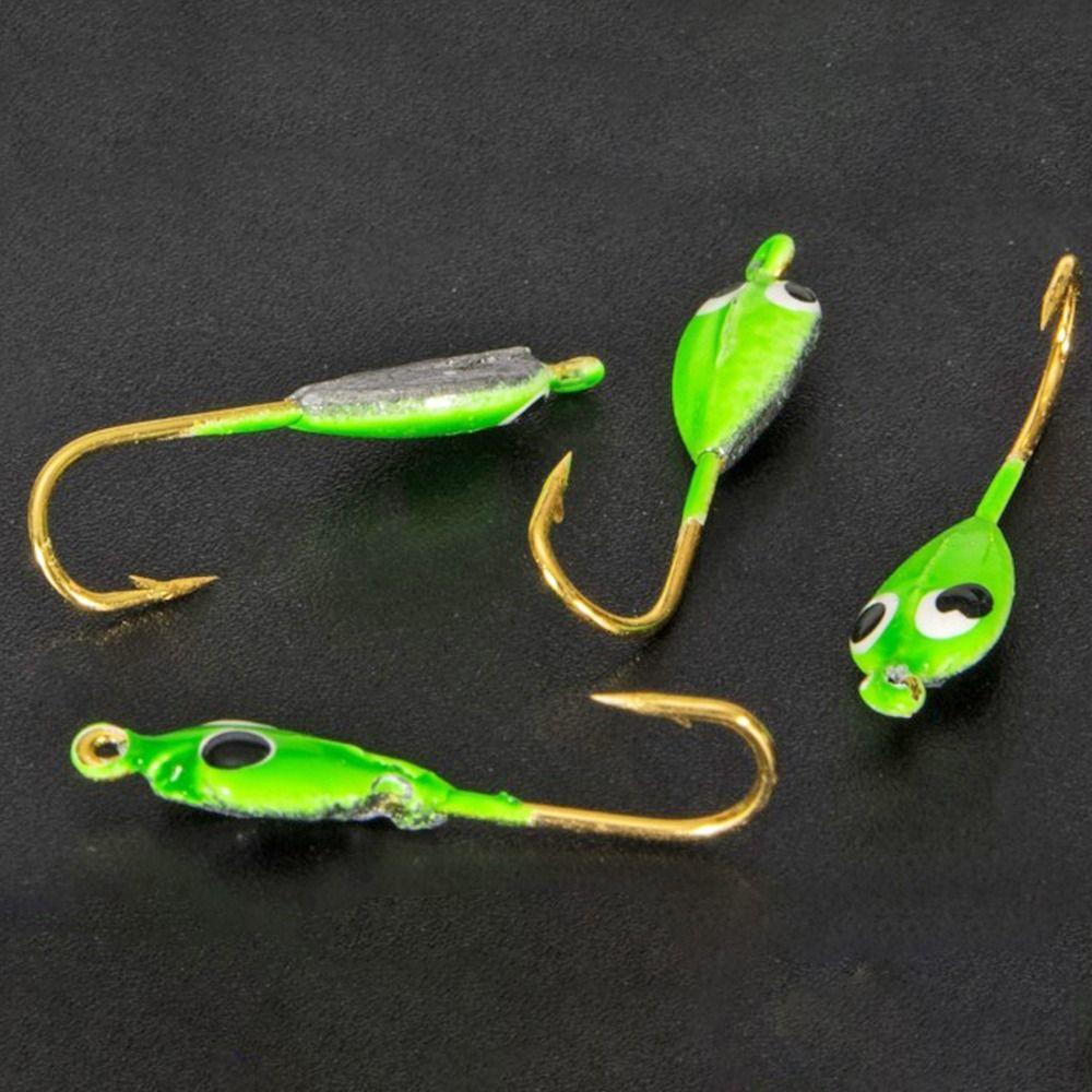 Set 10 / 12 Mồi Câu Cá Mùa Đông Bằng Chì Cứng 0.78g 0.5g 1.15g 1.75g