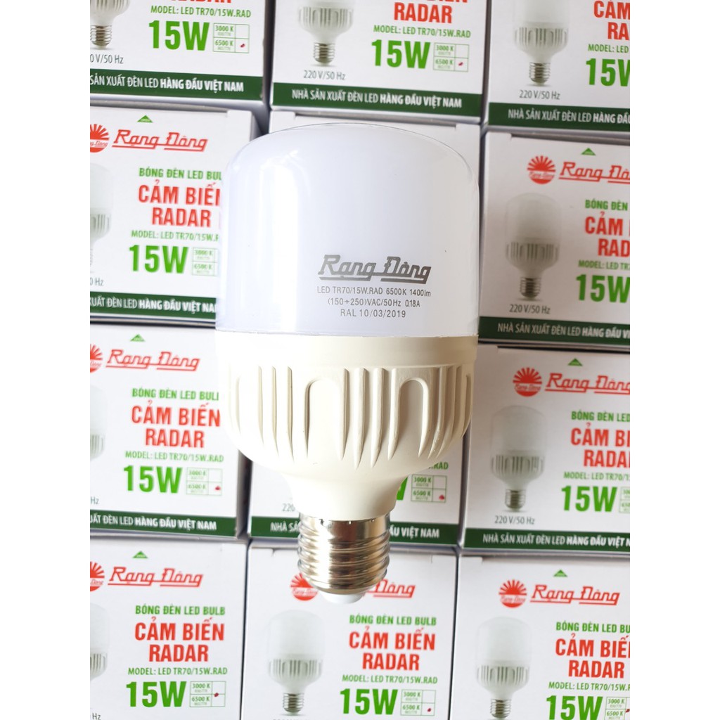 Bóng LED Trụ 15W Rạng Đông Cảm Biến RADAR ( Cảm Biến Chuyển Động ) | BigBuy360 - bigbuy360.vn