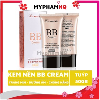 Kem nền trang điểm BB Cream LAMEILA 50g che phủ khuyết điểm tự nhiên kiềm dầu toàn diện không gây bết dính MyphamNQ