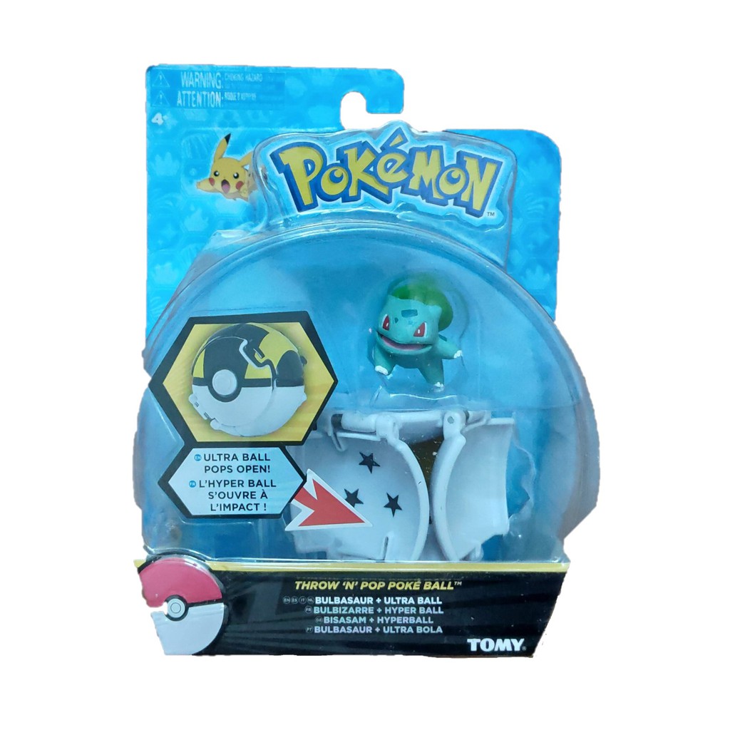 Đồ chơi chính hãng Takara Tomy - Bulbasaur và Ultra Ball - mã 19110